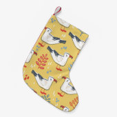 ヴィンテージシ葉アグルの自然 スモールクリスマスストッキング (正面 (吊り時))