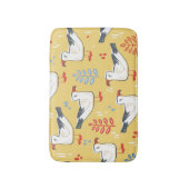 ヴィンテージシ葉アグルの自然 バスマット (正面縦)