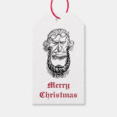 ヴィンテージジェコブマリーディケンズクリスマスカロル ギフトタグ (正面)