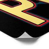 ヴィンテージジェスターとプロセッコボトル、 ポスター (角)