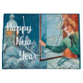 ヴィンテージジェニーニストロカスタムームハッピーニューイヤー ラージペーパーバッグ (正面)