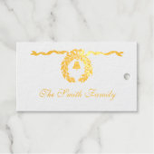 ヴィンテージジェニーニストロムカスタムクリスマス ギフトタグ (正面 (横))