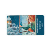 ヴィンテージジェニーニストロムカスタムクリスマス ラベル (正面)