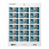 ヴィンテージジェニーニストロムカスタムクリスマス ラベル (フルシート)