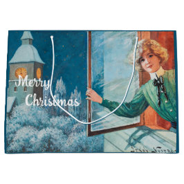 ヴィンテージジェニーニストロムカスタムクリスマス ラージペーパーバッグ