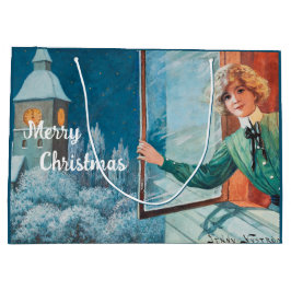 ヴィンテージジェニーニストロムカスタムクリスマス ラージペーパーバッグ