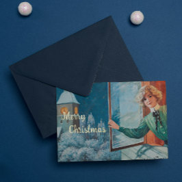 ヴィンテージジェニーニストロムカスタムクリスマス 箔シーズンカード