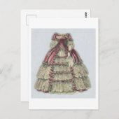 ヴィンテージジェニーリンド紙ドール葉書 ポストカード (正面/裏面)