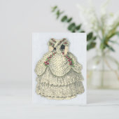 ヴィンテージジェニーリンド紙ドール葉書 ポストカード (スタンド正面)