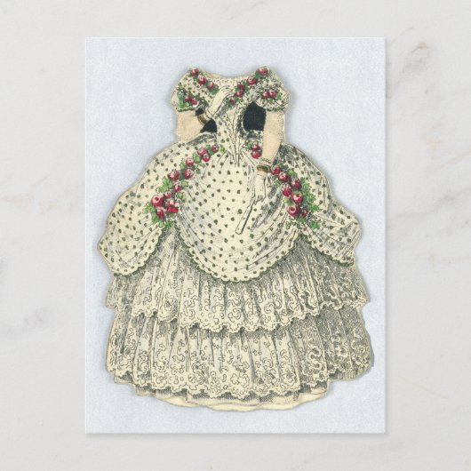 ヴィンテージジェニーリンド紙ドール葉書 ポストカード (正面)