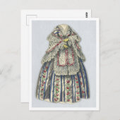 ヴィンテージジェニーリンド紙ドール葉書 ポストカード (正面/裏面)