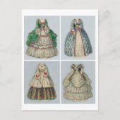 ヴィンテージジェニーリンド紙人形はがき ポストカード (正面)