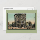 ヴィンテージジェネシーとサリナ通りシラキュースNY ポストカード (正面/裏面)