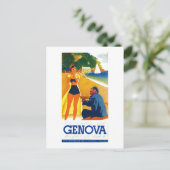 ヴィンテージジェノバイタリア観光 ポストカード (スタンド正面)