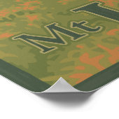 ヴィンテージジェファーソン山の旅行ポスター ポスター (角)