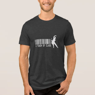 ヴィンテージジェントルマンバーコードダンサー メンズブラック トライブレンドTシャツ