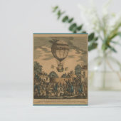 ヴィンテージジェームズサドラー熱気球 ポストカード (スタンド正面)