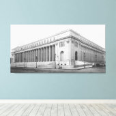 ヴィンテージジェームズファーリーNYC郵便局の写真 キャンバスプリント (インサイチュ (ウッドフロア))