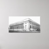 ヴィンテージジェームズファーリーNYC郵便局の写真 キャンバスプリント (正面)