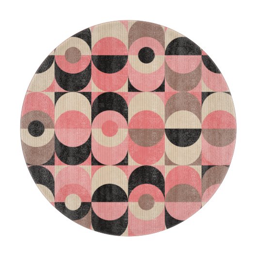 ヴィンテージジオメトリッククラシックス:シームレスなパターン カッティングボード (正面)