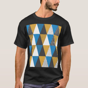 ヴィンテージジオメトリ:スタイリッシュイラストレーション背景 Tシャツ