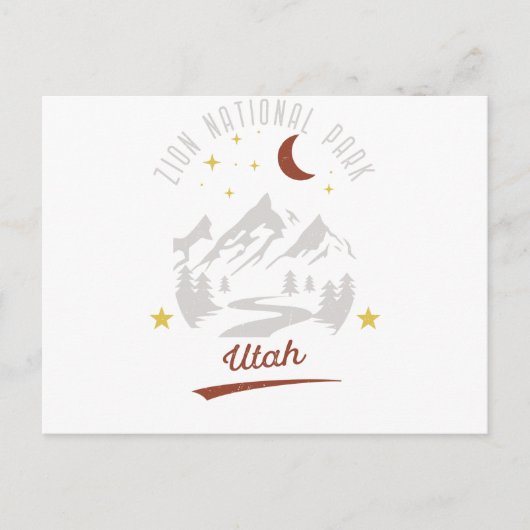 ヴィンテージジオンナショナルパークユタ ポストカード (正面)