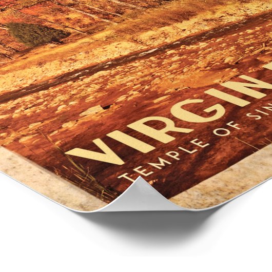 ヴィンテージジオンヴァージンリバートラベルポスター ポスター (角)