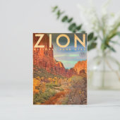 ヴィンテージジオン国立公園旅行はがき ポストカード (スタンド正面)