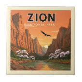 ヴィンテージジオン国立公園 タイル (正面)