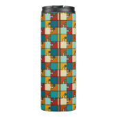 ヴィンテージジグソーパズル片パターン タンブラー (裏面)