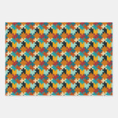 ヴィンテージジグソーパズル ラッピングペーパーシート (正面3)