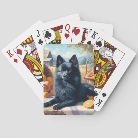 ヴィンテージジッペルケ絵を描パピー トランプ (裏面)