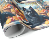 ヴィンテージジッペルケ絵を描パピー ラッピングペーパー (ロールコーナー)