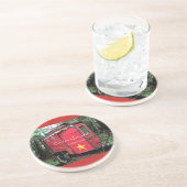 ヴィンテージジプシーのトレーラーキャラバンサンダーコーブ コースター (側面)