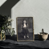 ヴィンテージジプシーの女の子 – 旧白黒の写真 ポスター