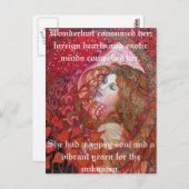 ヴィンテージジプシーソウル ワンダーラスト 名言 ポストカード (正面/裏面)