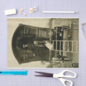 ヴィンテージジプシーワゴン&ドッグ 薄葉紙 (クラフト)