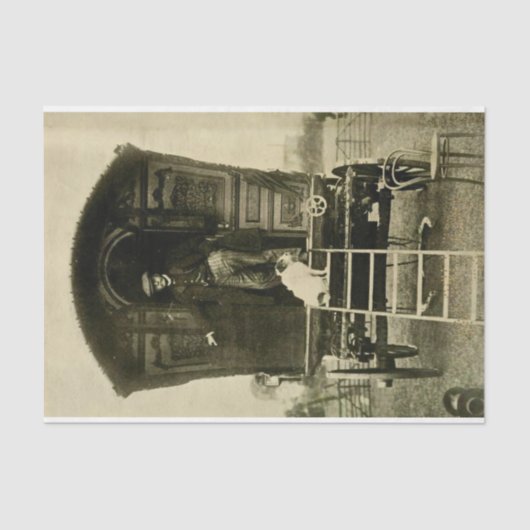 ヴィンテージジプシーワゴン&ドッグ 薄葉紙 (正面)