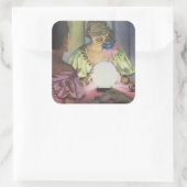 ヴィンテージジプシー占い占い師 スクエアシール (バッグ)