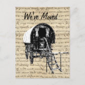 ヴィンテージジプシー・キャラバンの住所の変更 案内ポストカード (正面)