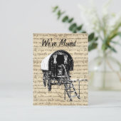 ヴィンテージジプシー・キャラバンの住所の変更 案内ポストカード (スタンド正面)