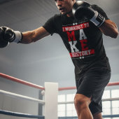 ヴィンテージジムのモチベーショントレーニングを作る歴史 Tシャツ