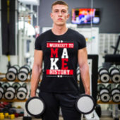 ヴィンテージジムのモチベーショントレーニングを作る歴史 Tシャツ