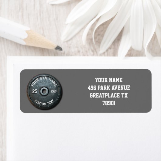 ヴィンテージジムオーナーまたはフィットネス付きユーザーおもしろい ラベル (インサイチュ)