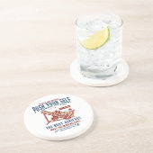 ヴィンテージジムフィットネスモチベーション葉書 コースター (側面)