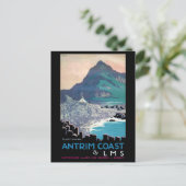 ヴィンテージジャイアンツコーズウェイアントリム海岸 ポストカード (スタンド正面)