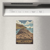 ヴィンテージジャイアンツコーズウェイ北アイルランド旅行 マグネット (インサイチュ (食洗機))