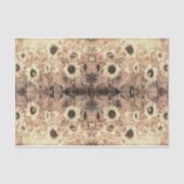 ヴィンテージジャイアントヒマワリ黄色セピア抽象芸術 薄葉紙 (正面)