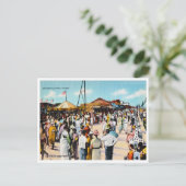 ヴィンテージジャクソンビルビーチ、フロリダトラベル ポストカード (スタンド正面)