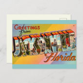ヴィンテージジャクソンビルフロリダ ポストカード (正面/裏面)